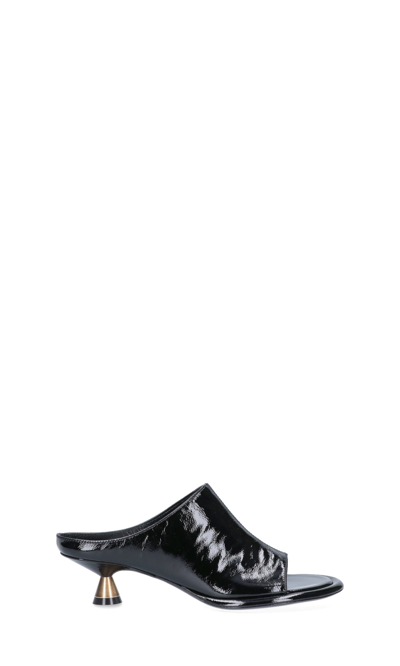 Shop Khaite Sandals In Black