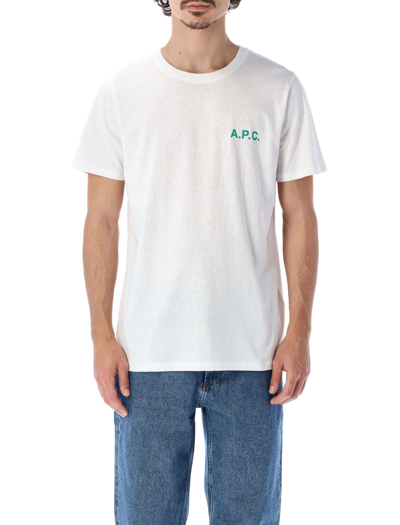 Shop A.p.c. Mike T-shirt In White