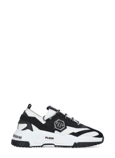 Shop Philipp Plein Vegan Trainer Predator Sneaker In White / Black