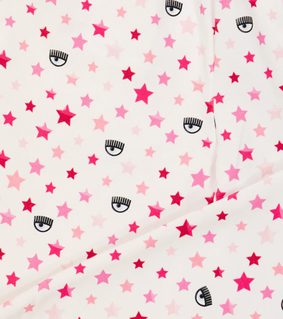 Monnalisa X Chiara Ferragni Baby Printed Sweatpants In Allover Rainbow