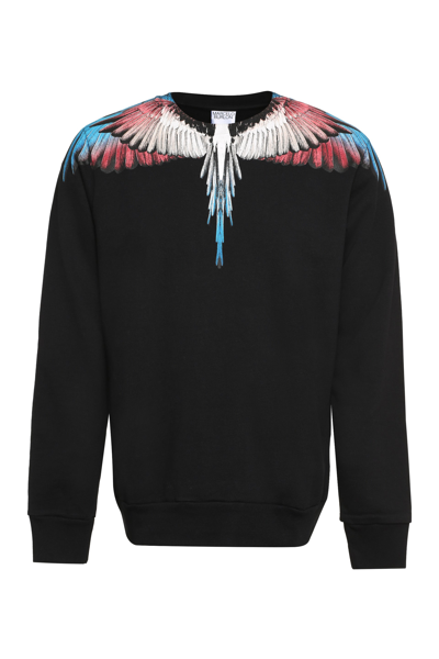 Shop Marcelo Burlon County Of Milan Wings Sweatshirt In Black
