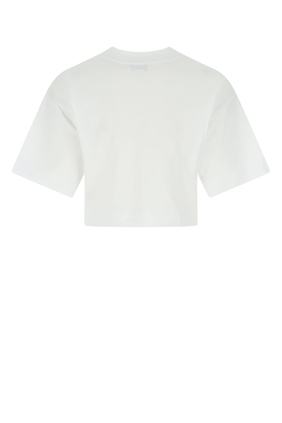 Shop Alexander Mcqueen White Cotton T-shirt  White  Donna 42