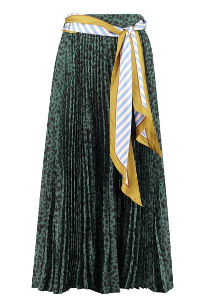 Shop Zimmermann Sunray High Waist Pleated Skirt In Multi