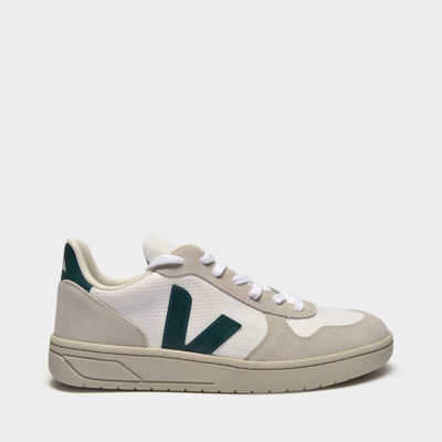 Shop Veja V-10 Sneakers In White