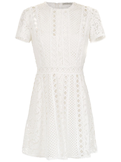 Martha Medeiros Alissa Lace Dress In White | ModeSens