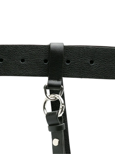 Shop Studio Chofakian Leather Studio96 Belt In Black