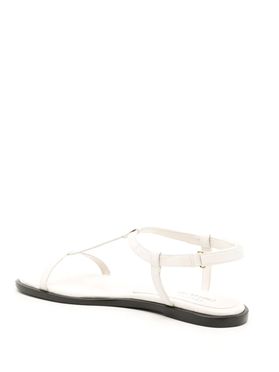 Shop Studio Chofakian Studio 100 Flat Sandals In White