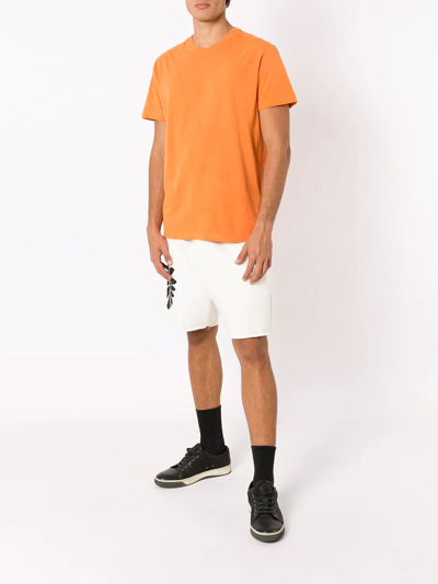 Shop Osklen Graphic-print Cotton T-shirt In Orange