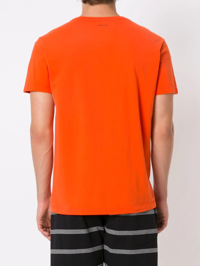 Shop Osklen Vintage Samba Cotton T-shirt In Orange