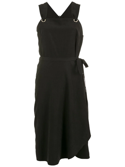 Shop Alcaçuz Sleeveless Midi Dress In Black