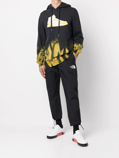 Mostly Heard Rarely Seen 8-bit Canary Tie-dye Pullover Hoodie In Black