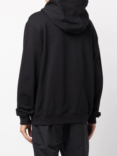Mostly Heard Rarely Seen 8-bit Rainbow Pug Pullover Hoodie In Black