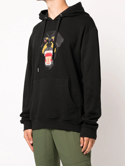 Mostly Heard Rarely Seen 8-bit Rottweiler Graphic-print Pullover Hoodie In Black
