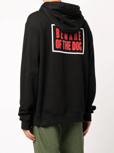 Mostly Heard Rarely Seen 8-bit Rottweiler Graphic-print Pullover Hoodie In Black