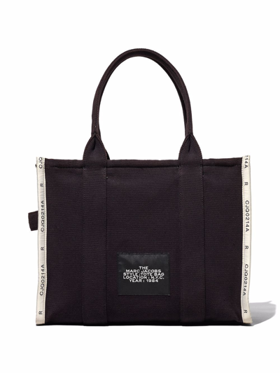 Marc Jacobs The Jacquard Large Tote Bags In Black
