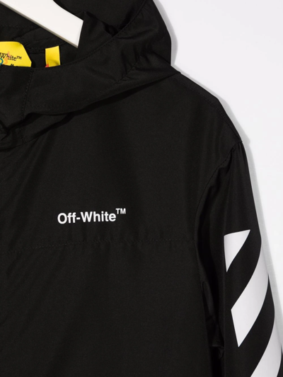 Shop Off-white Chest Logo-print Jacket In Black