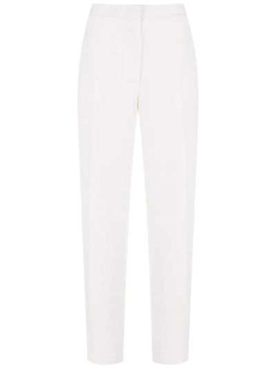Shop Alcaçuz Augusto Straight-leg Trousers In White