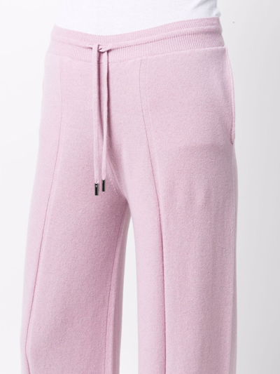 Stella Mccartney Inverted Pleat Comfort Trousers In Pink