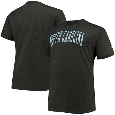 Shop Champion Gray North Carolina Tar Heels Big & Tall Arch Team Logo T-shirt