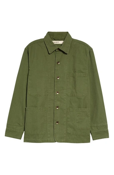 Shop Imperfects Cunningham Organic Cotton Coat In Fatigue