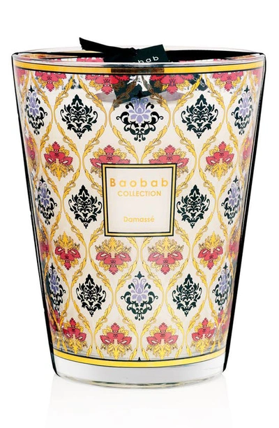 Shop Baobab Collection Damassé Scented Candle In Multi