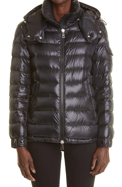 Shop Moncler Dalles Water Resistant Down Puffer Jacket In Black