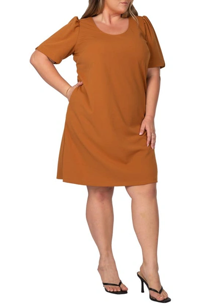 Shop Standards & Practices Crepe Dress In Timber