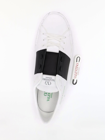 Shop Valentino Open For A Change Sneakers In White