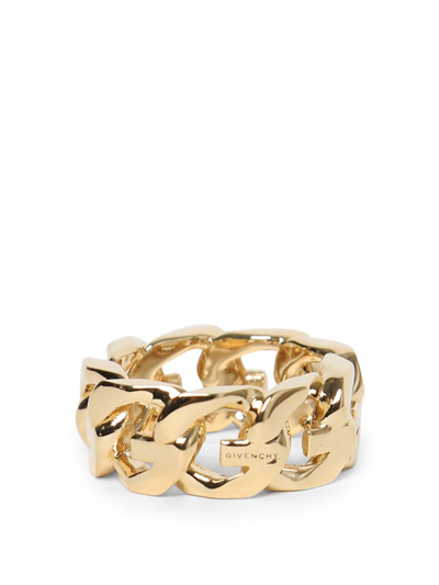 Shop Givenchy G Chain Ring Gold
