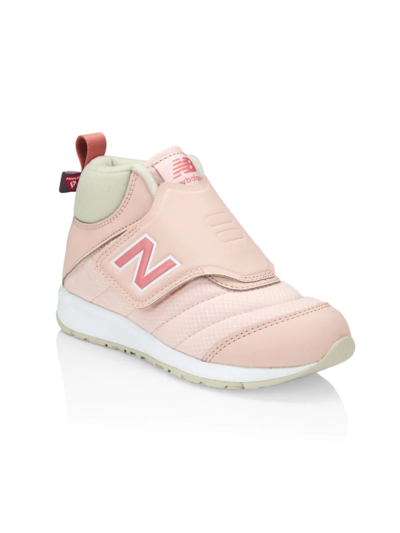 Shop New Balance Little Girl's Cozy Boot Sneakers In Oyster Pink Moon Beam