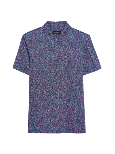 Shop Bugatchi Men's Ooohcotton Tech Victor Short-sleeve Polo Shirt In Orchid