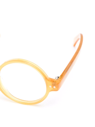 Epos Palladio Round-frame Glasses In Gelb