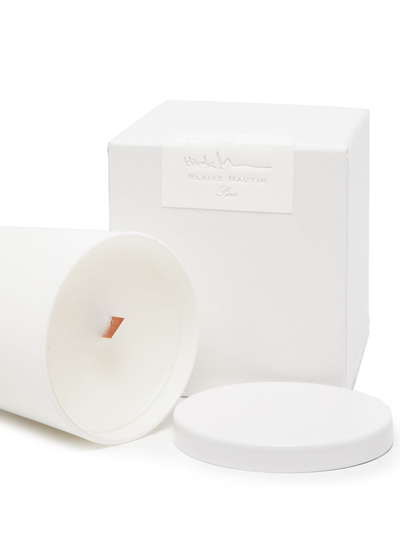 Visvim Blaise Mautin Scented Candle In Weiss