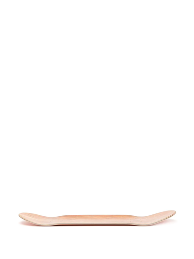 Maharishi Miltype Wood Skateboard In Braun