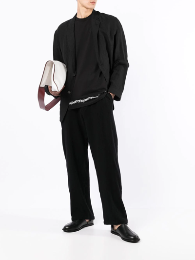 Undercover Knitted Track Pants In Schwarz