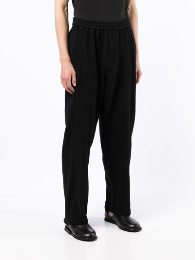Undercover Knitted Track Pants In Schwarz