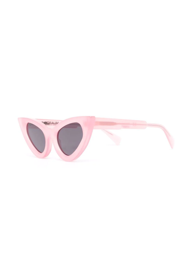 Shop Kuboraum Cat-eye Frame Sunglasses In Rosa