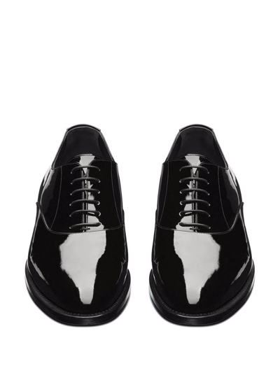 Shop Saint Laurent Adrien 25mm Oxford Shoes In Black