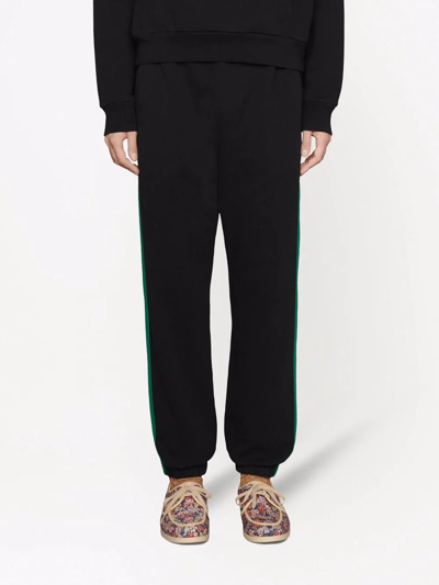 Shop Gucci X The North Face Track Pants In Black