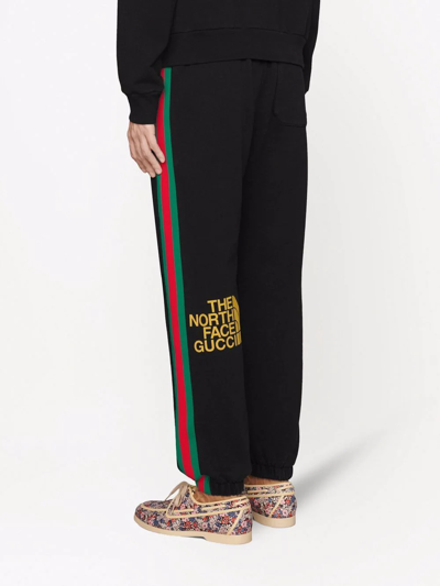 Shop Gucci X The North Face Track Pants In Black