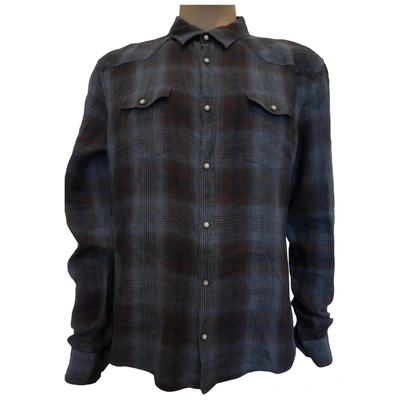 Pre-owned Drykorn Shirt In Navy