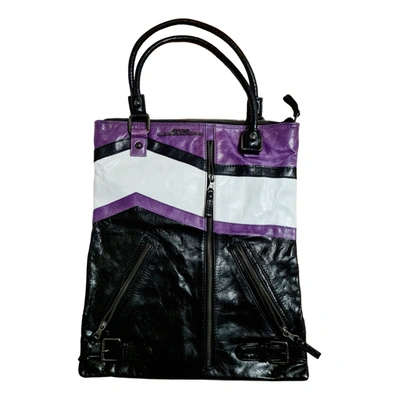 Pre-owned Atos Lombardini Leather Handbag In Multicolour