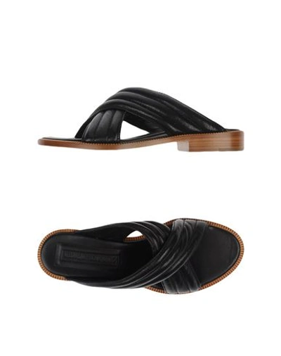 Veronique Branquinho Sandals In Black