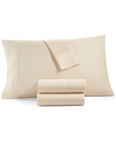 Shop Tranquil Home Willow 1200-thread Count 4-pc. King Sheet Set, Created For Macy's In Ivory