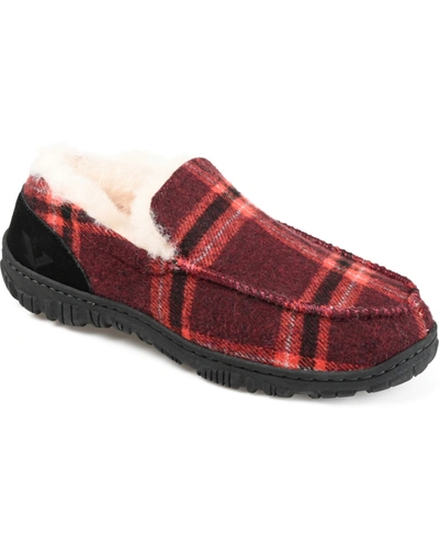 Shop Territory Men's Ember Moccasin Slippers In Red