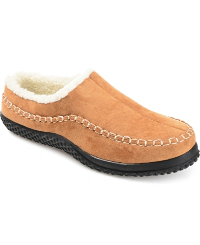 Shop Vance Co. Men's Godwin Moccasin Clog Slippers In Tan