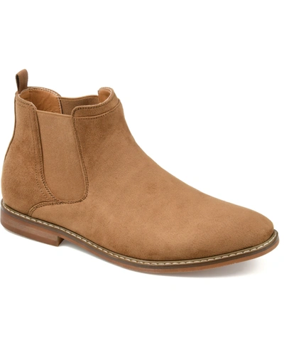 Shop Vance Co. Men's Marshall Wide Width Chelsea Boots In Taupe