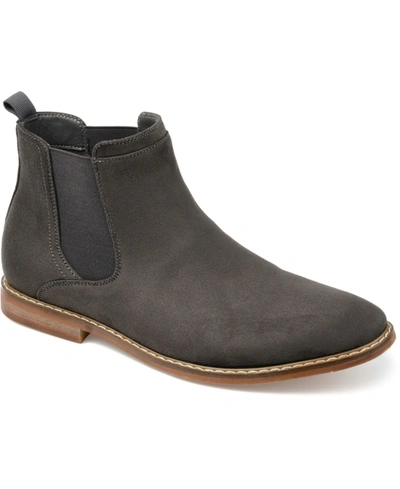 Shop Vance Co. Men's Marshall Wide Width Chelsea Boots In Gray