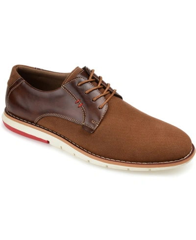 Shop Vance Co. Men's Murray Casual Derby Shoes In Brown