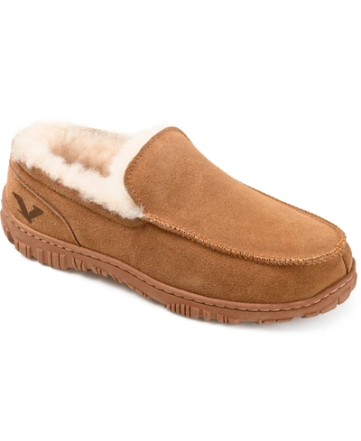 Shop Territory Men's Walkabout Moccasin Slippers In Tan